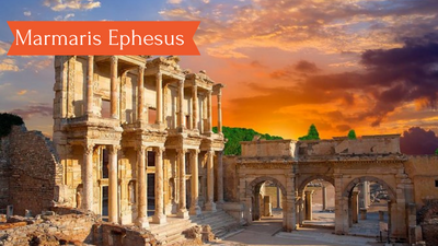 Explore the ancient city of Ephesus on a guided tour-Marmaris Ephesus Tour-Free Hotel Transfer-Lunch İncluding-Full İnsurance