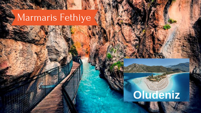 Marmaris Fethiye Tour-Saklıkent Canyon-Blue Lagoon-Babadag Mountain All Entries Fee-Lunch including-Guidance Tour-