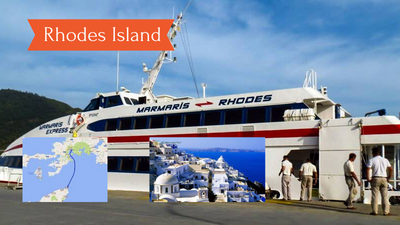 Marmaris Rhodes Tour.Enjoy a full-day excursion from Marmaris to the island of Rhodes.Ferry boat.  1 hour within Greece.